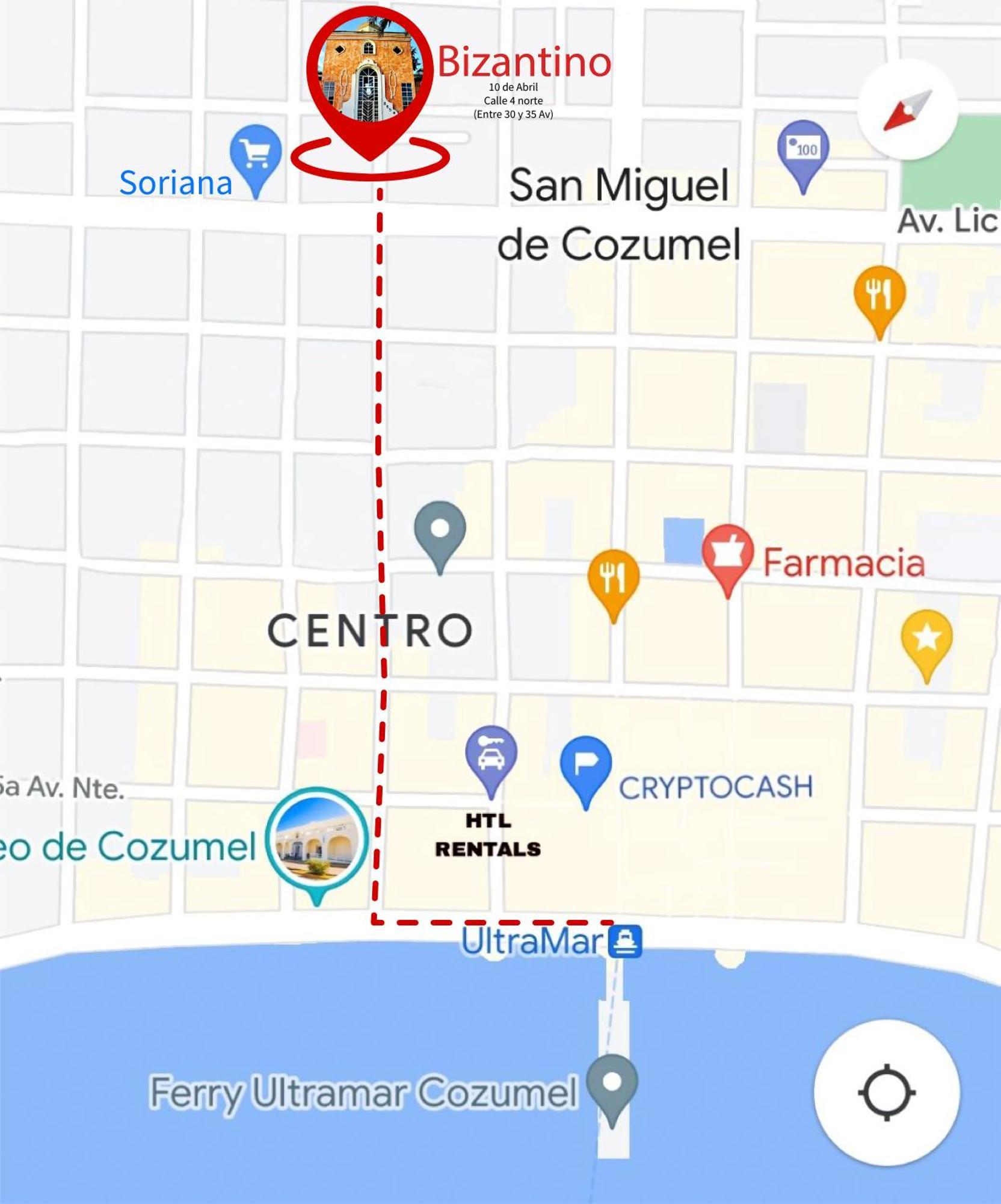 Apartamento Bizantino Cozumel Eksteriør bilde